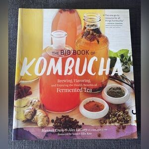The Big Book of Kombucha - Fermented Tea Recipe Book (Orange/Yellow)
